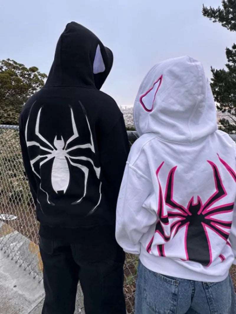 Araña 2000: Sudadera con Capucha de Estilo Urbano