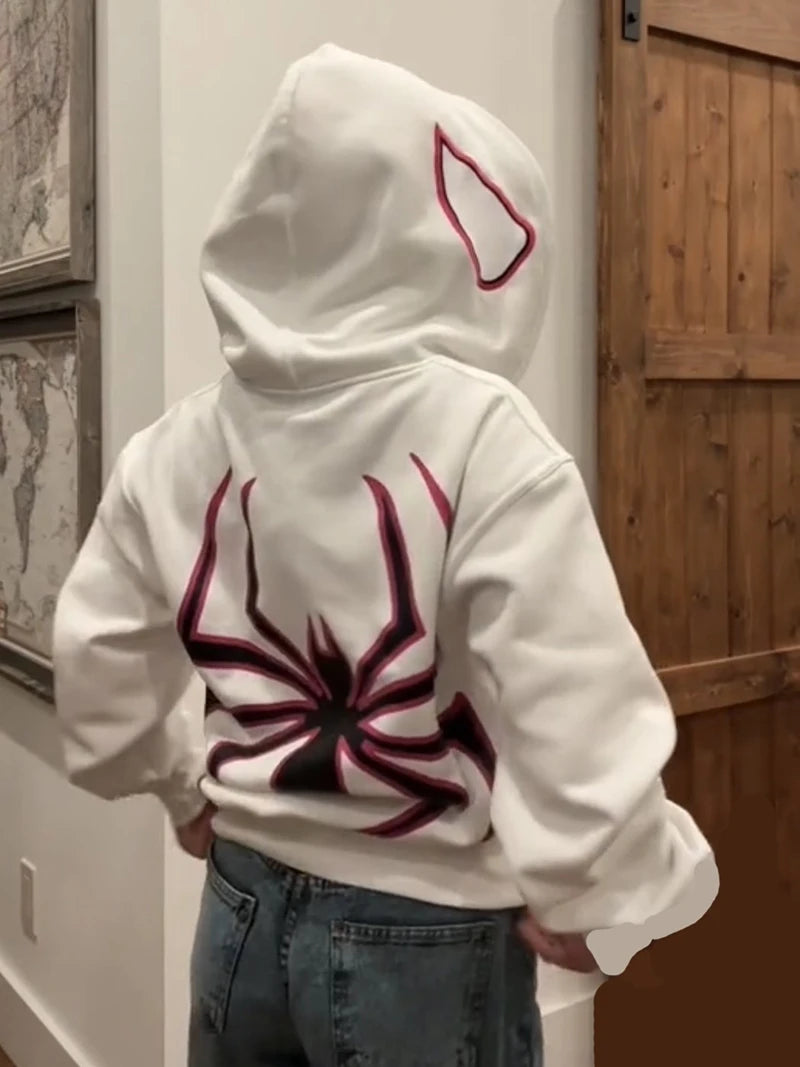 Araña 2000: Sudadera con Capucha de Estilo Urbano