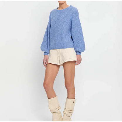 Ottavia Chic Lantern Sleeve Sweater