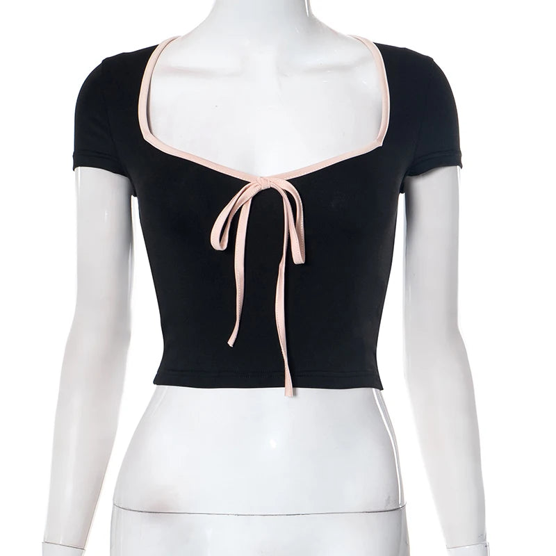 Encanto Veraniego: Crop Top Bow