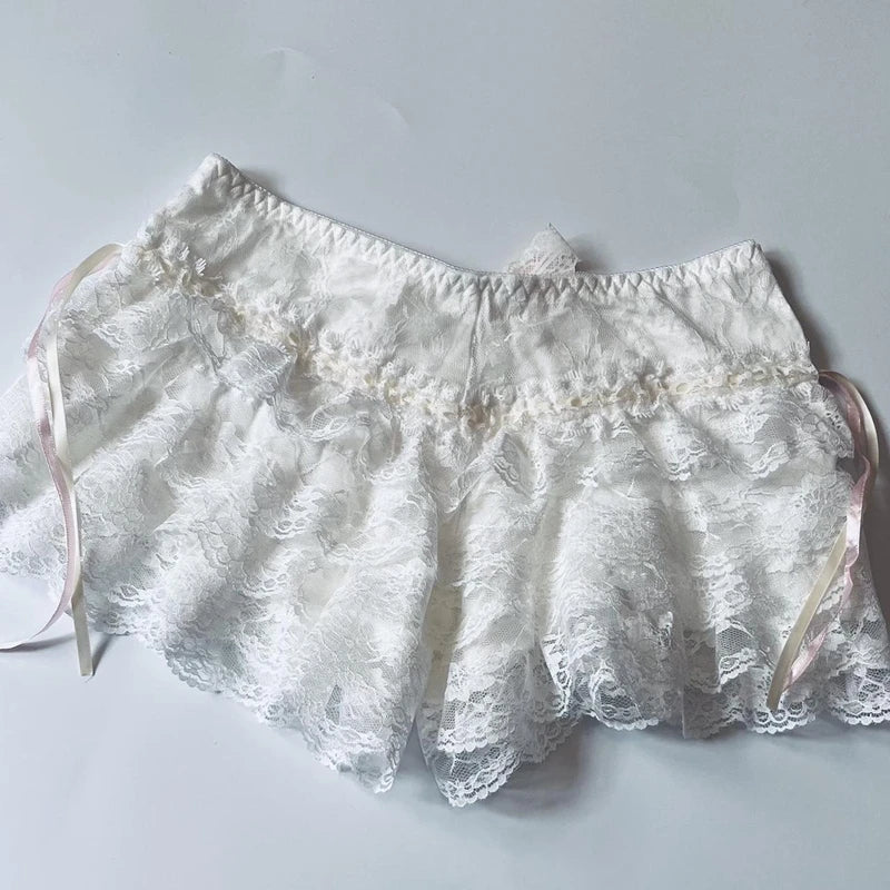 Encanto Cottage: Shorts Vintage Kawaii Y2K para Mujer