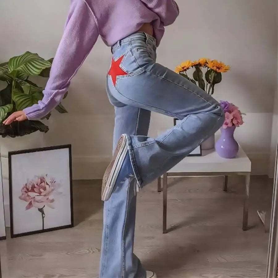 Estelar Jeans Vintage - Estilo Harajuku 90s