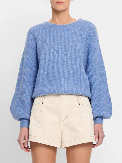 Ottavia Chic Lantern Sleeve Sweater