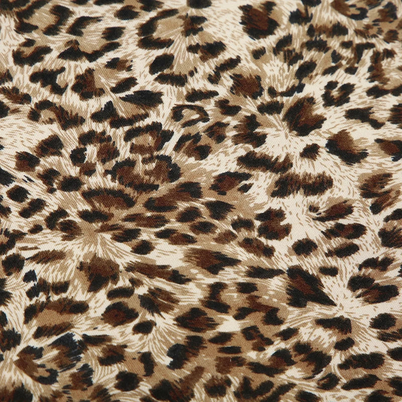 Top vintage de renda leopardo