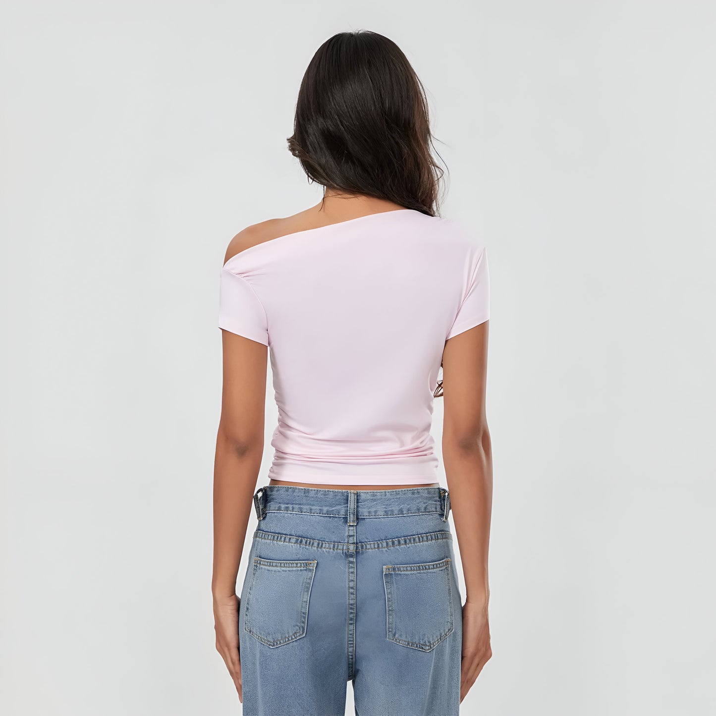 Chic Summer Ruched Crop Top