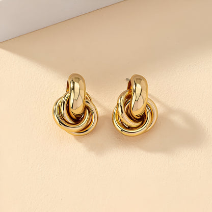 Ella Knot Hoop Earrings