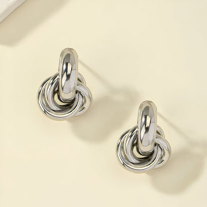 Ella Knot Hoop Earrings