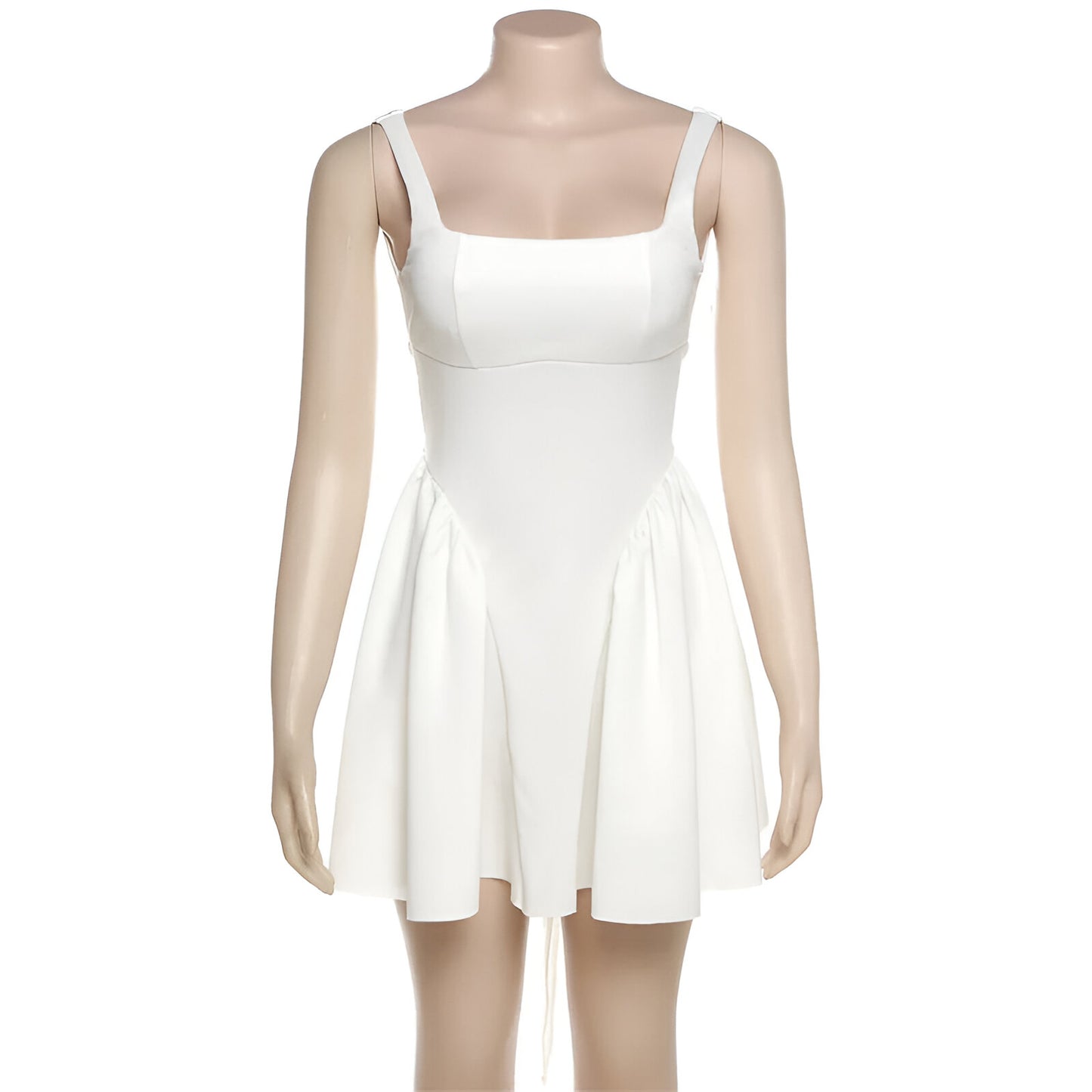 Vestido de Noite Curto Branco, Elegante e Sensual para Festas e Férias