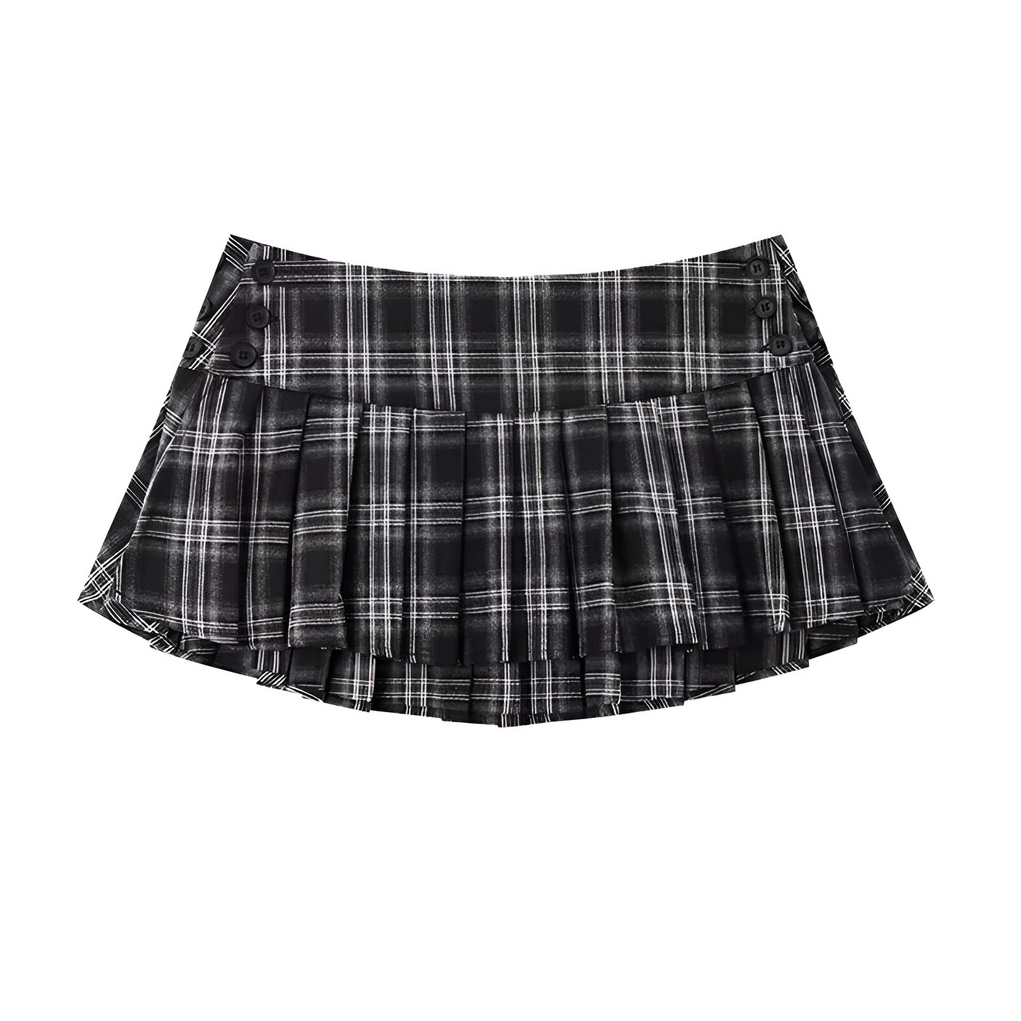 Zera Vintage Plaid Mini Skirt