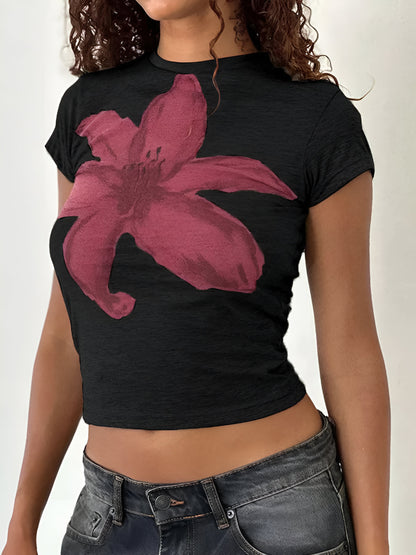 Blusa Floral Juvenil Verão