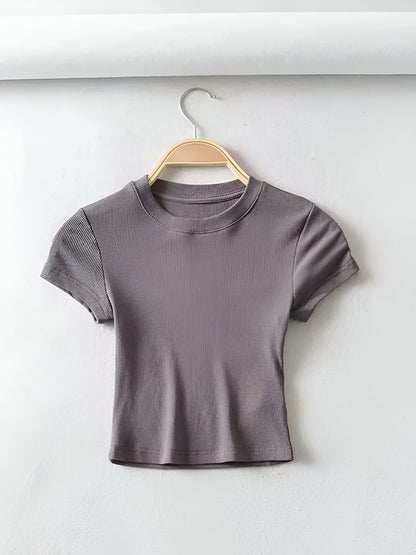 Short Elastic Summer Top for Women: Dozw Slim