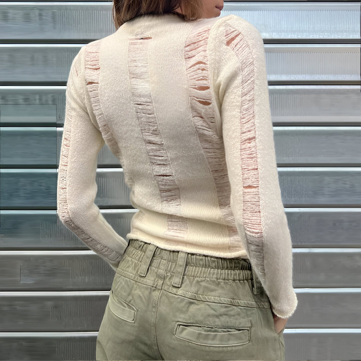 pull tricoté vintage « EcoRipped »