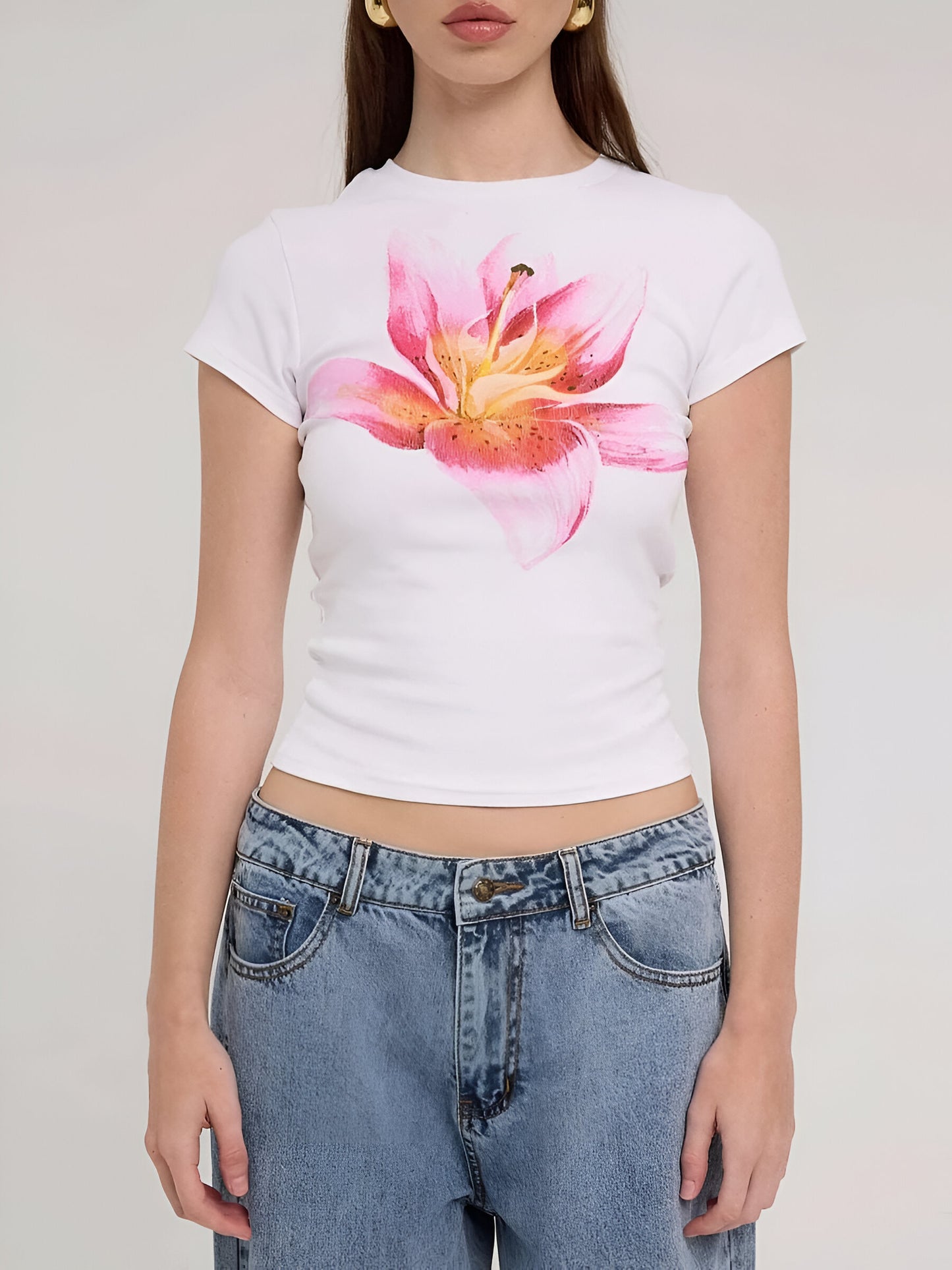 Blusa Floral Juvenil Verão