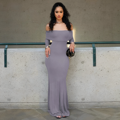 Ember Elegance Maxi Dress