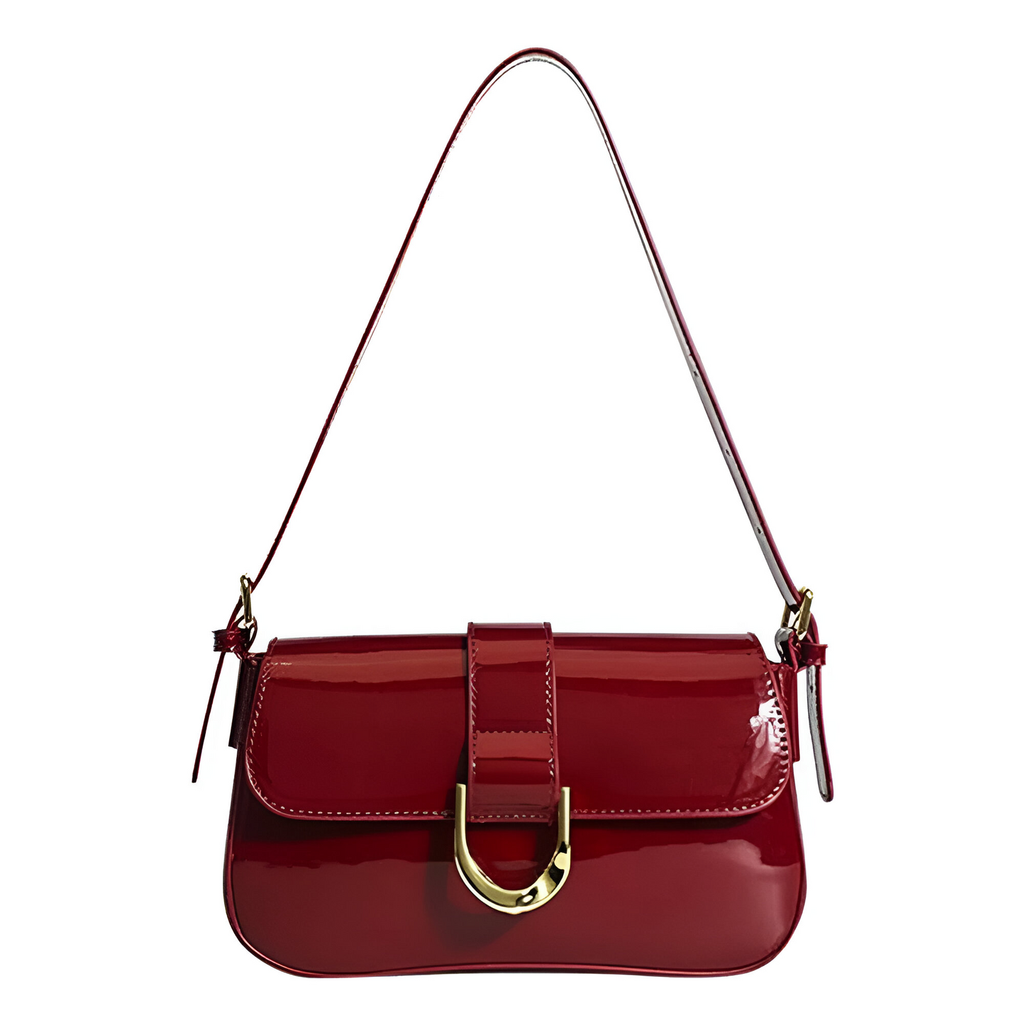 Elegante Bolso de Hombro de Cuero Retro // Autumn Collection