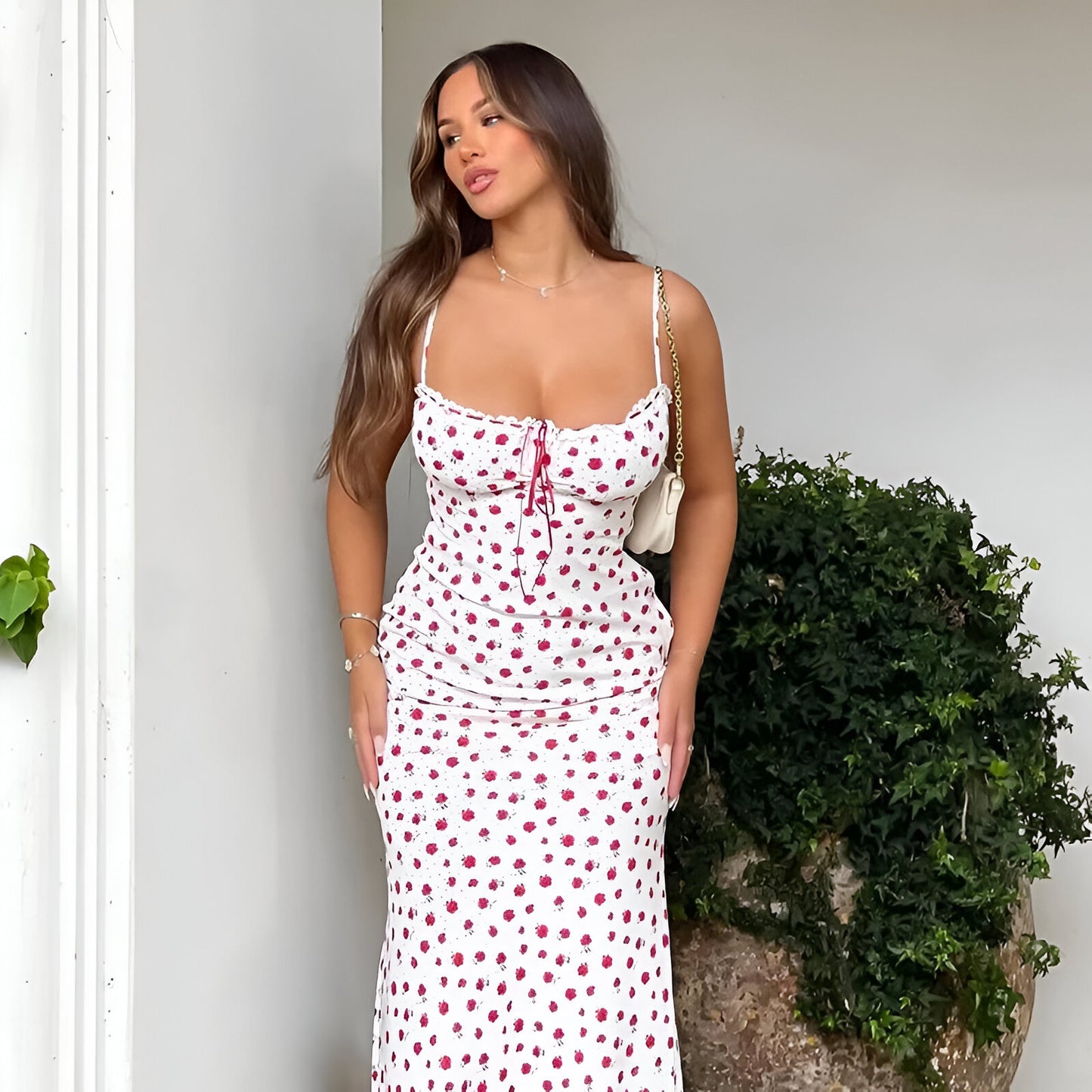 Vestido Elegância Floral AIMEE