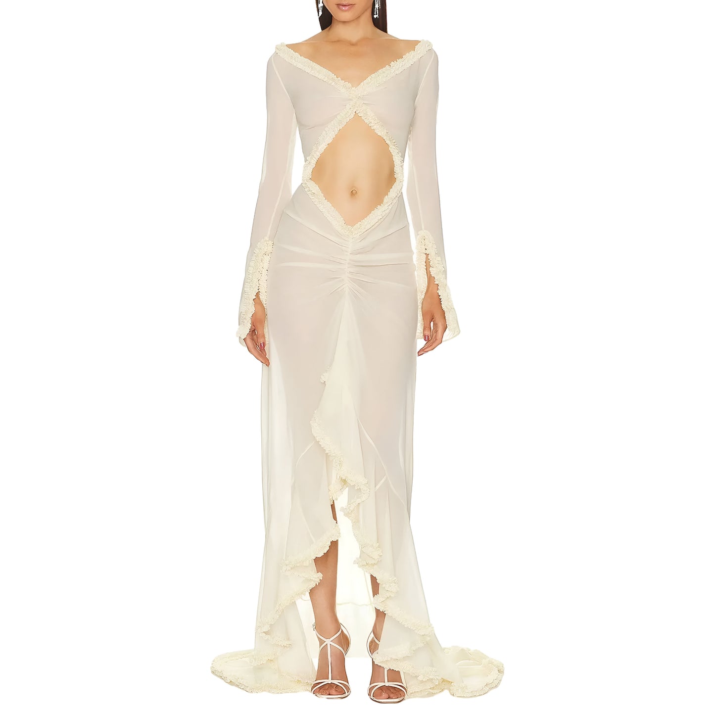 ALINE Seductive Sheer Nightgown