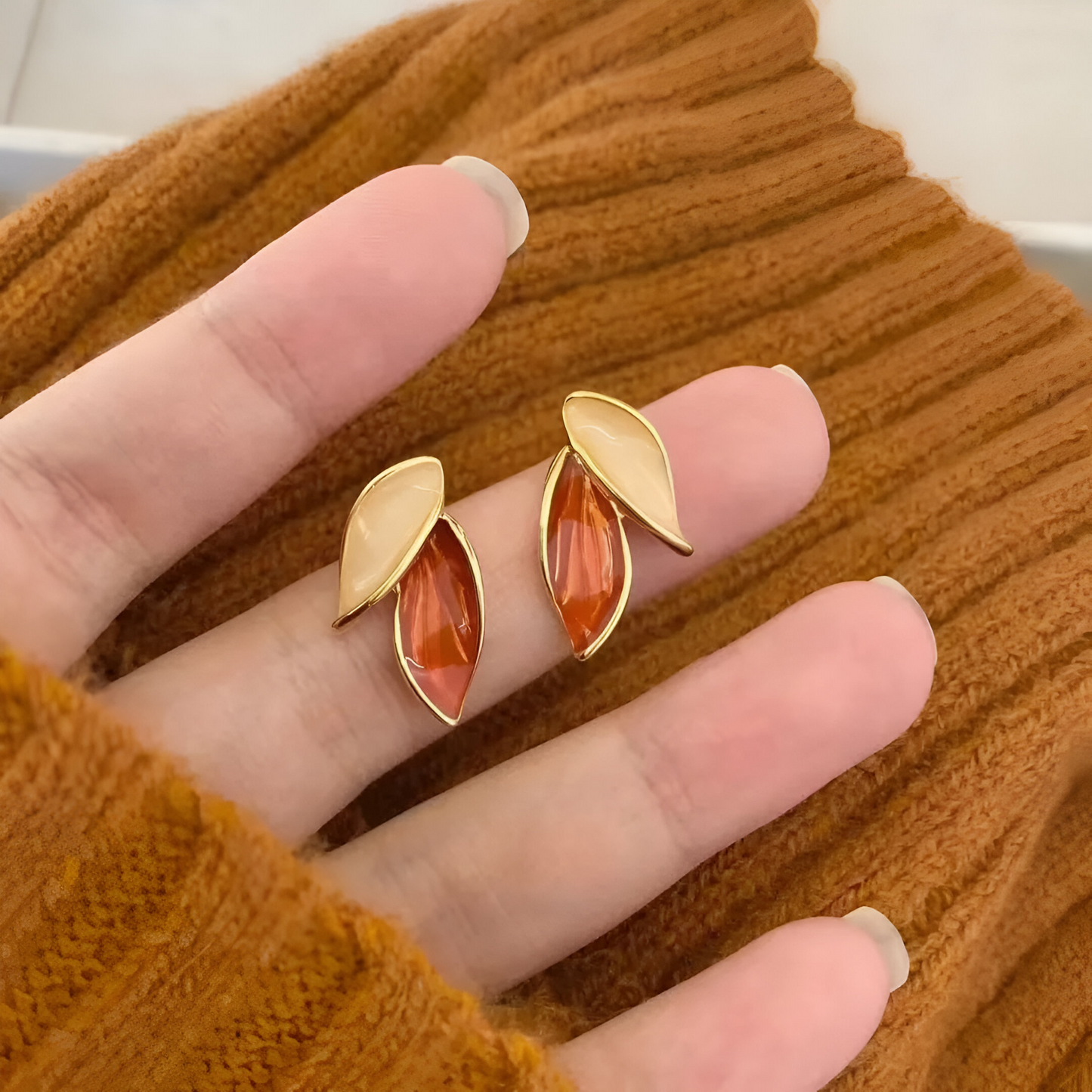 Honor Autumn Leaf Elegance Earrings