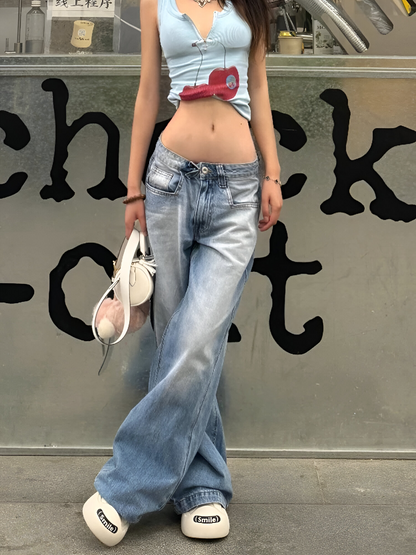 Aspen Y2K Wide-Leg Jeans