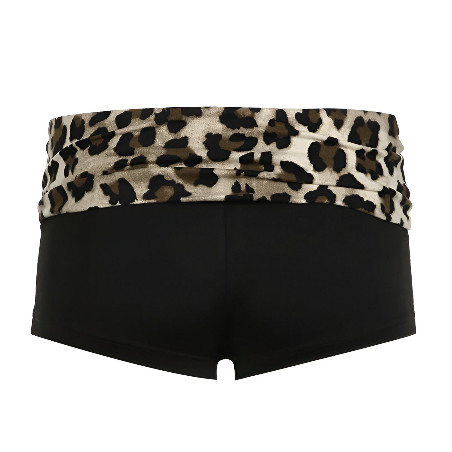 Leopardo chique: shorts de cintura baixa