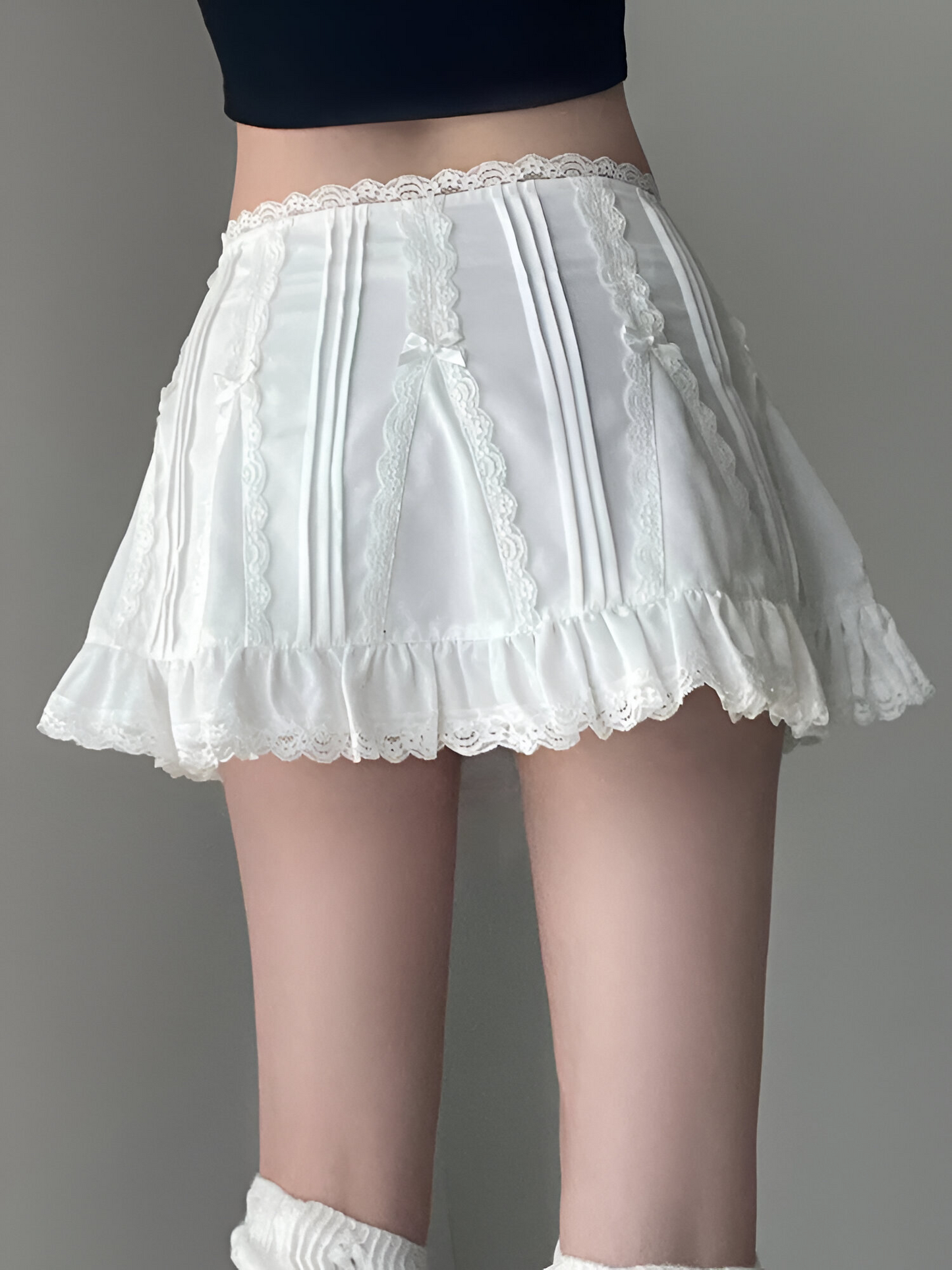 Falda Mini A-Line Sweet Lace