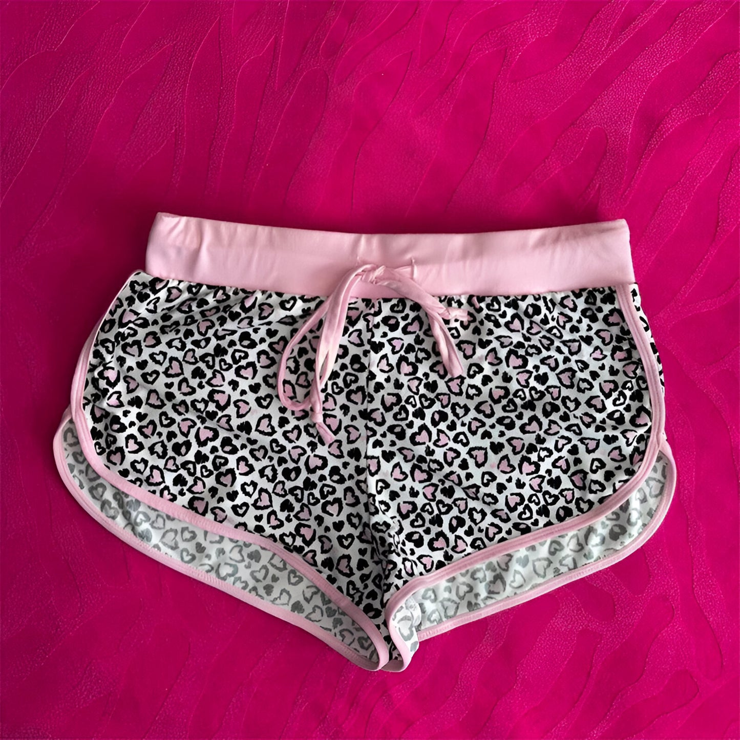 Shorts Loving Leopard: Shorts de verão para mulheres com estilo Y2K