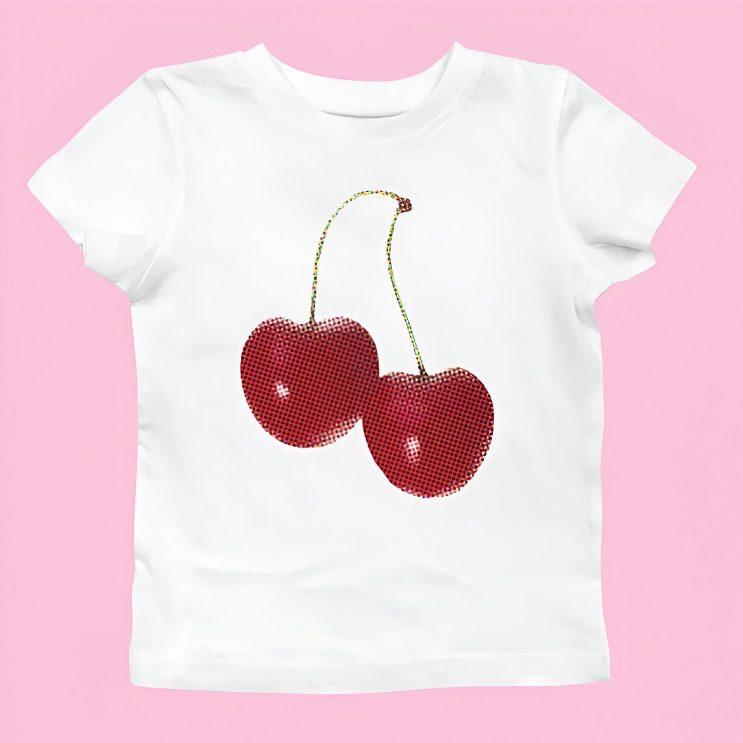 T-shirt d'été cerise vintage