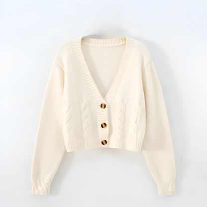 Constance Twist-Knit Cardigan