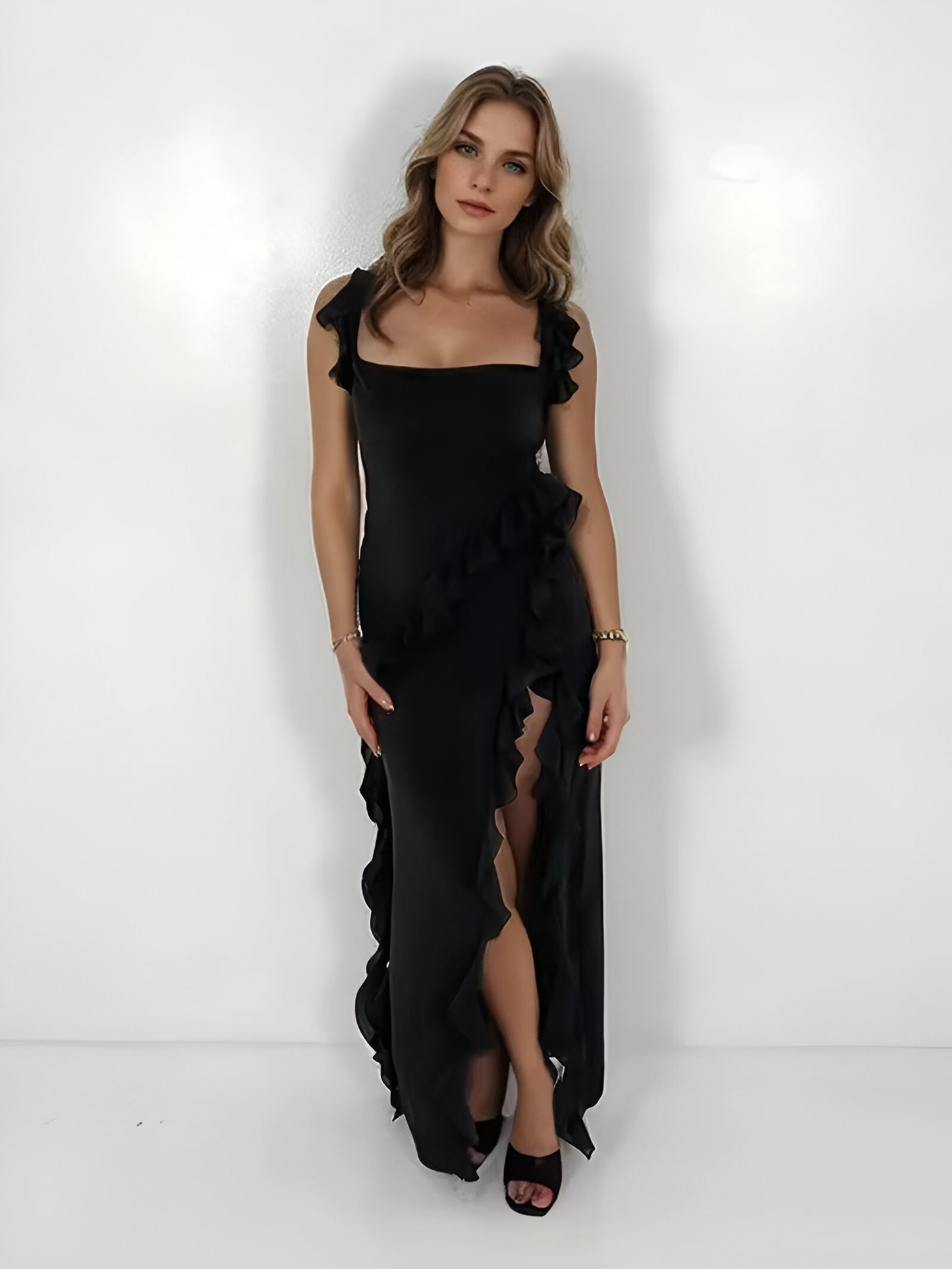 ALISON Ruffle Maxi Dress