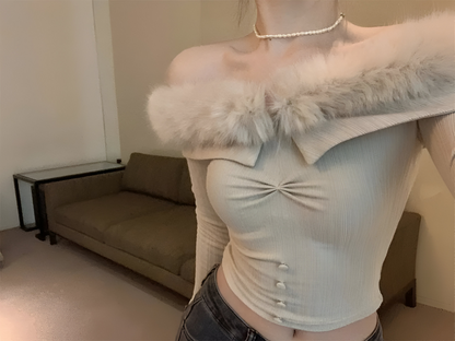 Finley Fairycore Off-Shoulder Top