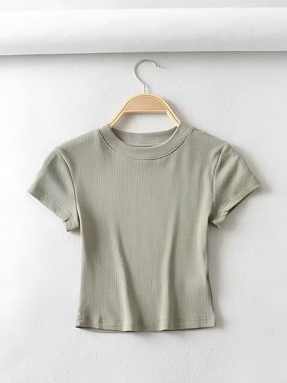 Short Elastic Summer Top for Women: Dozw Slim