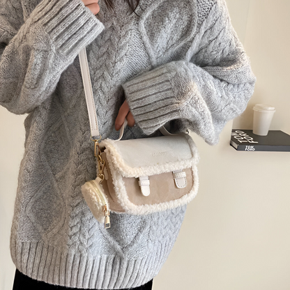 Gaia Plush Crossbody Bag